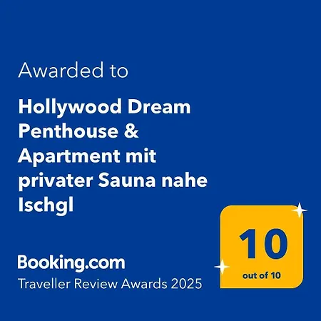 Daire Hollywood Dream Penthouse & Mit Privater Sauna Nahe Ischgl Kappl (Landeck)